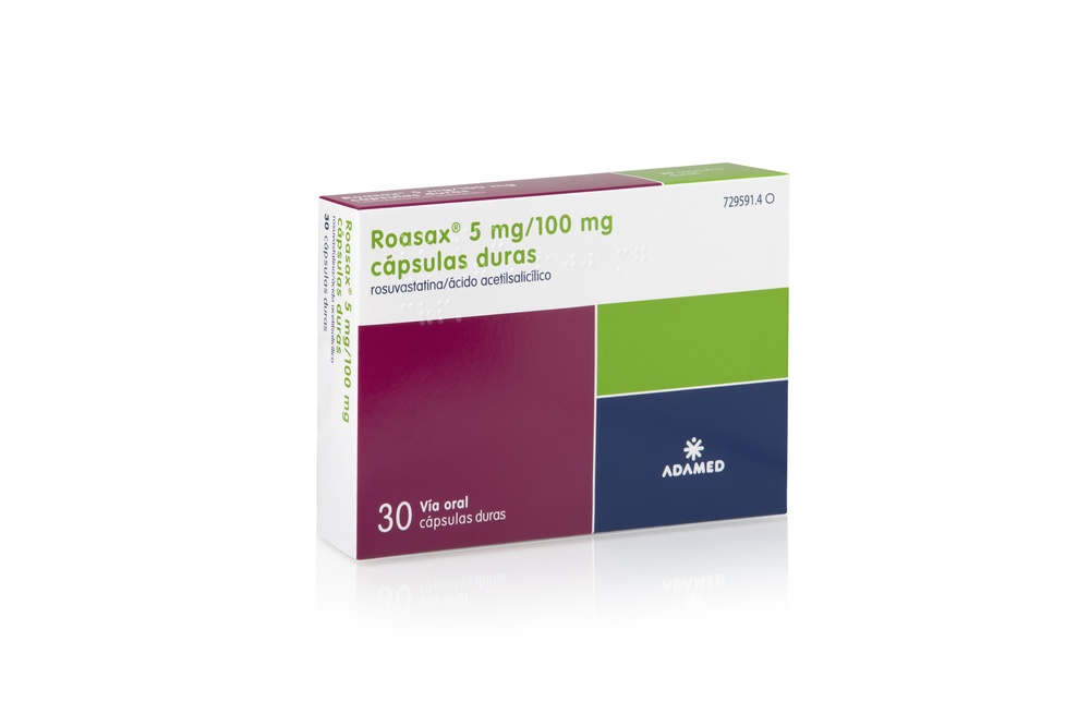 ROASAX 5 MG/100 MG CÁPSULAS DURAS