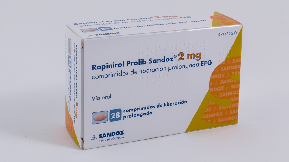 ROPINIROL PROLIB SANDOZ 2 mg COMPRIMIDOS DE LIBERTAÇÃO PROLONGADA