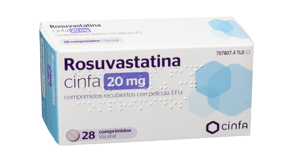 ROSUVASTATINA CINFA 20 mg COMPRIMIDOS REVESTIDOS POR PELÍCULA