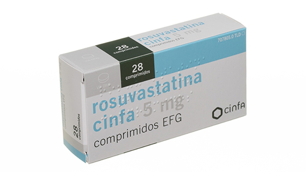 ROSUVASTATINA CINFA 5 mg COMPRIMIDOS REVESTIDOS POR PELÍCULA