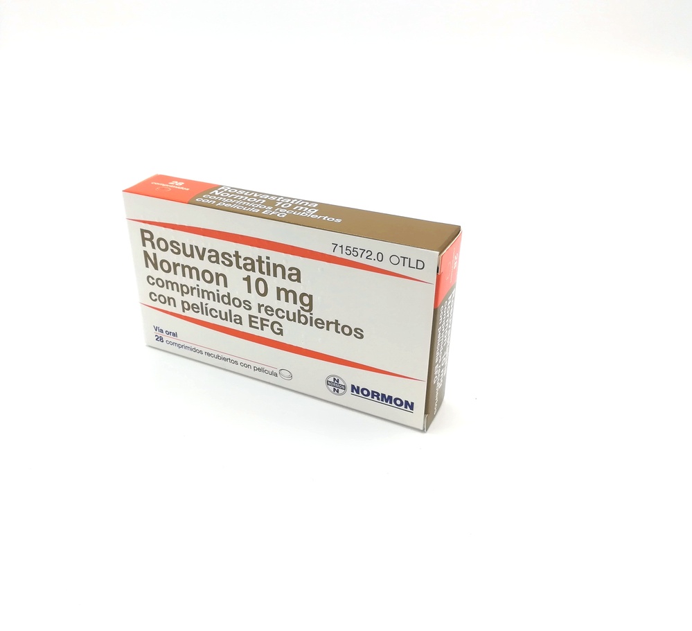 ROSUVASTATINA NORMON 10 mg COMPRIMIDOS REVESTIDOS POR PELÍCULA