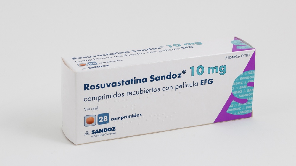 ROSUVASTATINA SANDOZ 10 mg COMPRIMIDOS REVESTIDOS POR PELÍCULA