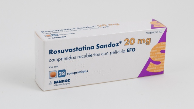 ROSUVASTATINA SANDOZ 20 mg COMPRIMIDOS REVESTIDOS POR PELÍCULA