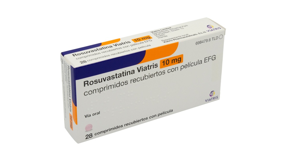 ROSUVASTATINA VIATRIS 10 mg COMPRIMIDOS REVESTIDOS POR PELÍCULA