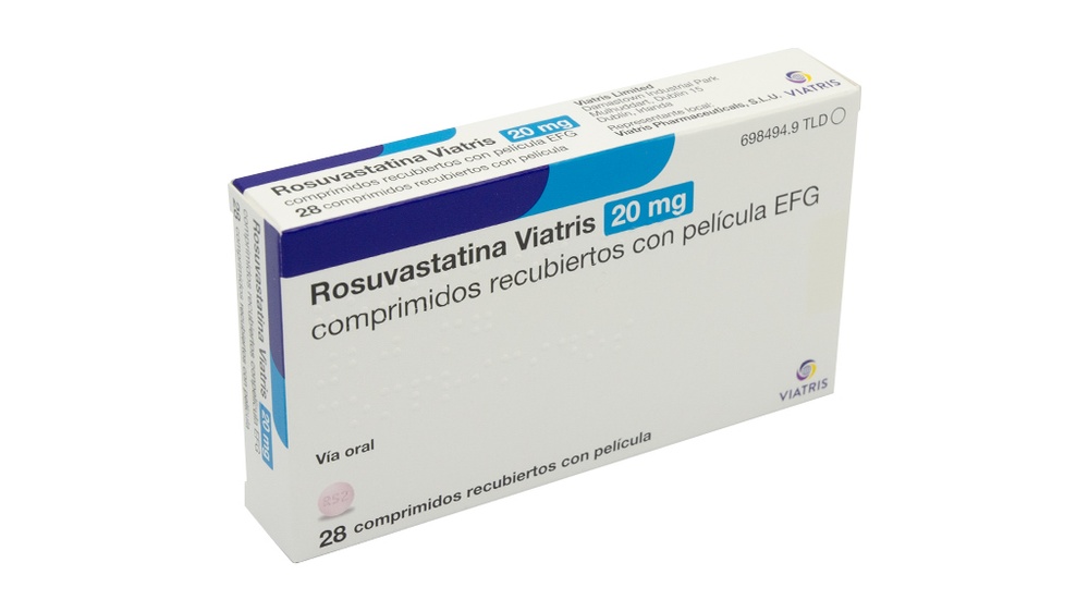 ROSUVASTATINA VIATRIS 20 mg COMPRIMIDOS REVESTIDOS POR PELÍCULA