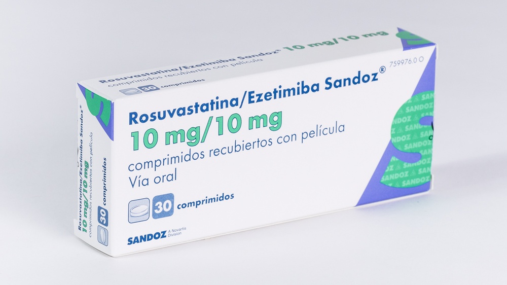 ROSUVASTATINA/EZETIMIBE SANDOZ 20 mg/10 mg COMPRIMIDOS REVESTIDOS POR PELÍCULA