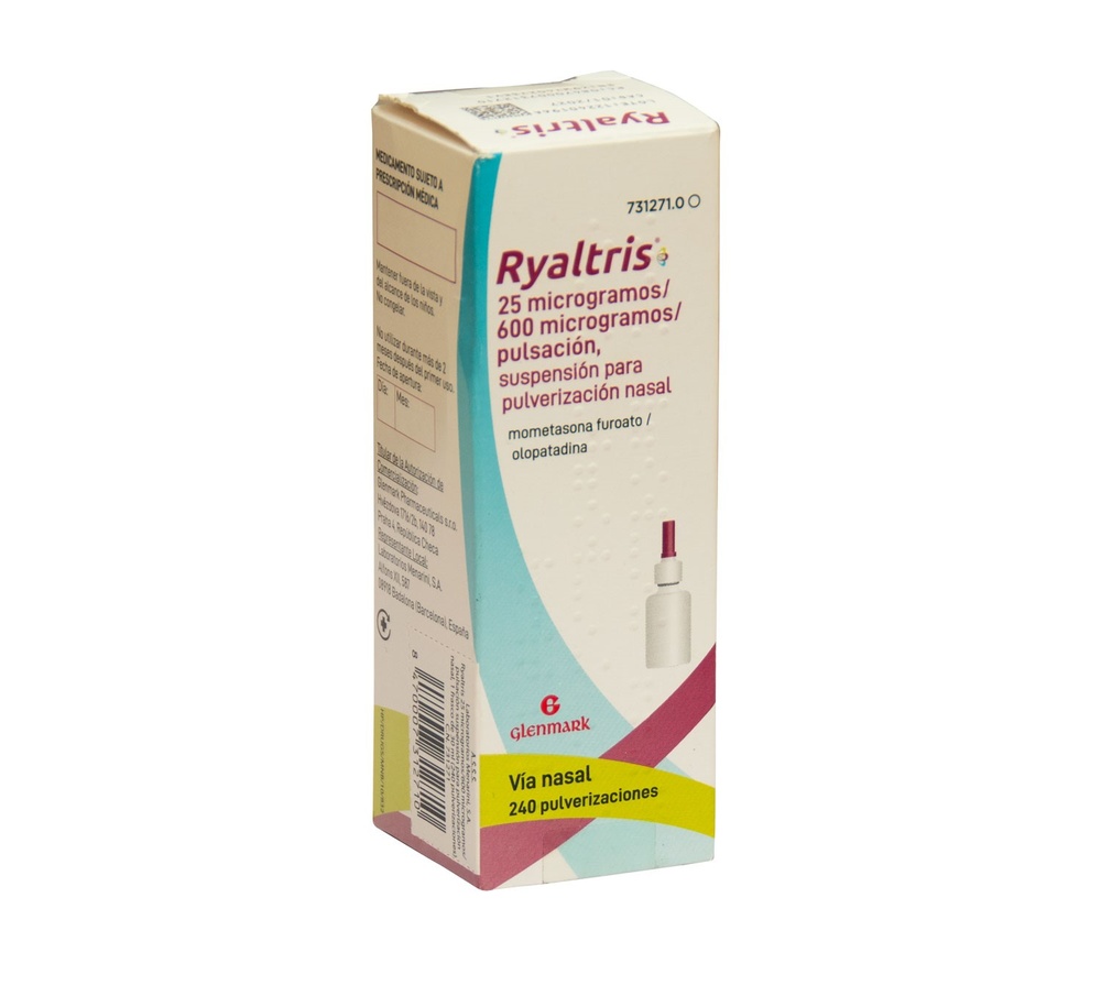 RYALTRIS 25 microgramas/600 microgramas/por dose suspensão para spray nasal