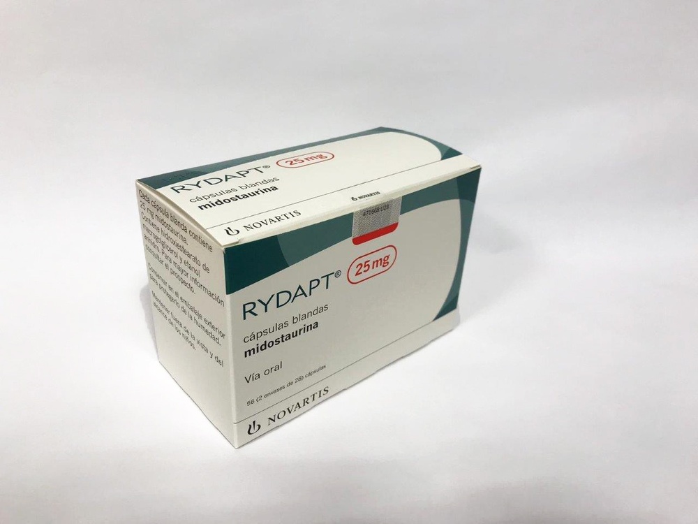 RYDAPT 25 mg CÁPSULAS MOLES