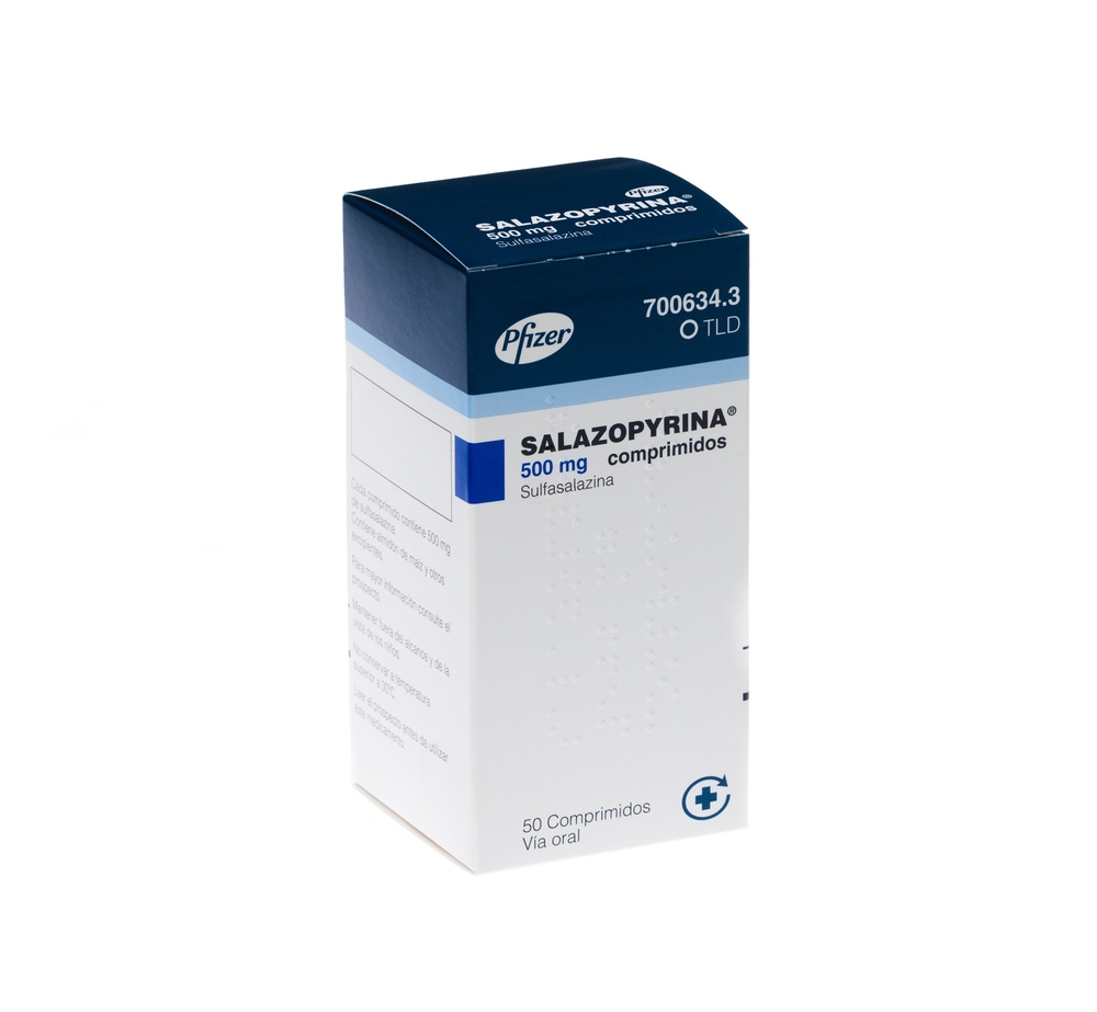 SALAZOPIRINA 500 mg COMPRIMIDOS