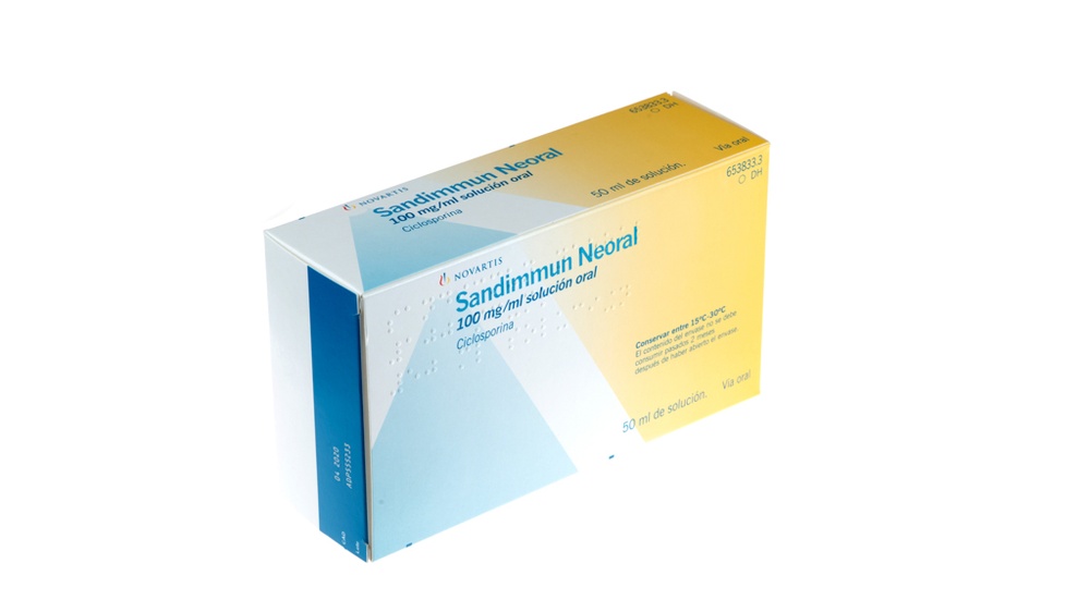 SANDIMMUN NEORAL 100 mg/ml SOLUÇÃO ORAL