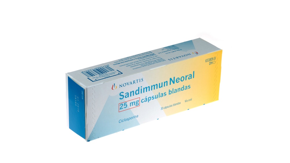 SANDIMMUN NEORAL 25 mg CÁPSULAS MOLES
