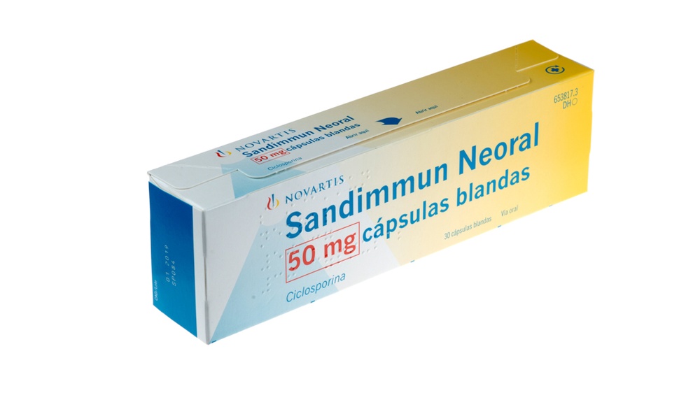 SANDIMMUN NEORAL 50 mg CÁPSULAS MOLES