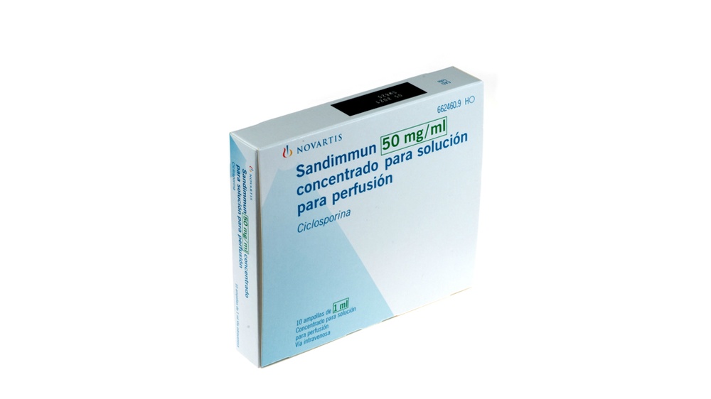 SANDIMMUN 50 mg/ml CONCENTRADO PARA SOLUÇÃO PARA PERFUSÃO