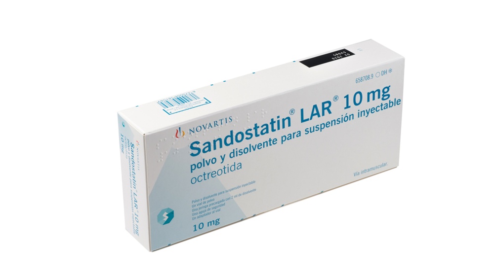 SANDOSTATIN LAR 10 mg PÓ E SOLVENTE PARA SUSPENSÃO INJETÁVEL