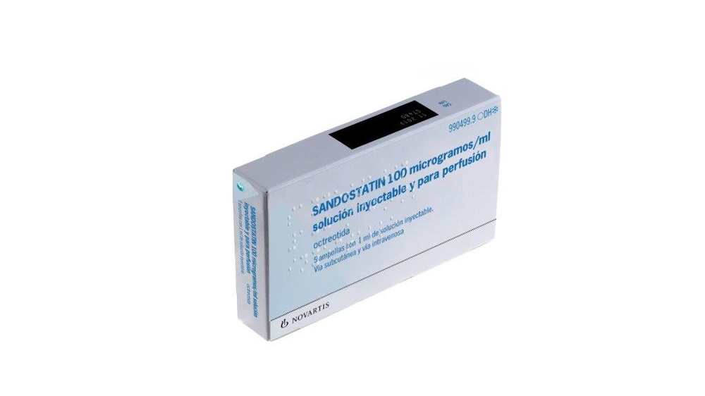 SANDOSTATIN 100 microgramas/ml SOLUÇÃO INJETÁVEL E PARA PERFUSÃO