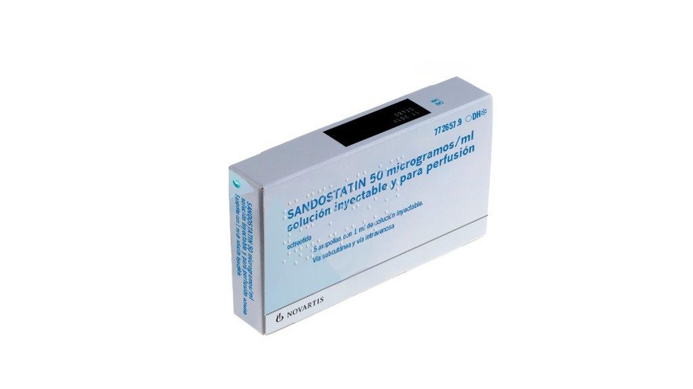 SANDOSTATIN 50 microgramas/ml SOLUÇÃO INJETÁVEL E PARA PERFUSÃO