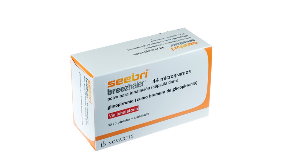 SEEBRI BREEZHALER 44 microgramas pó para inalação (cápsula dura)