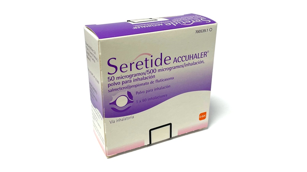 SERETIDE ACCUHALER 50 microgramas/500 microgramas PÓ PARA INALAÇÃO