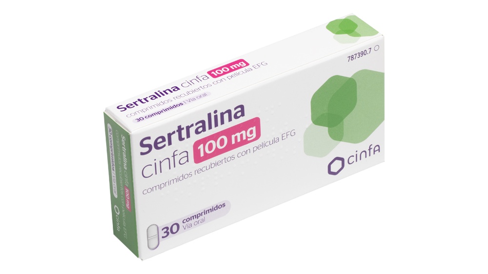SERTRALINA CINFA 100 mg COMPRIMIDOS REVESTIDOS POR PELÍCULA
