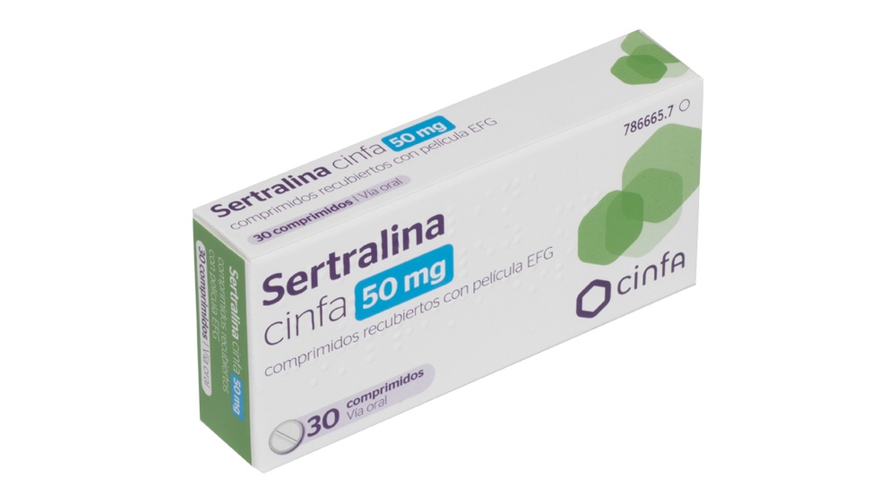 SERTRALINA CINFA 50 mg COMPRIMIDOS REVESTIDOS POR PELÍCULA