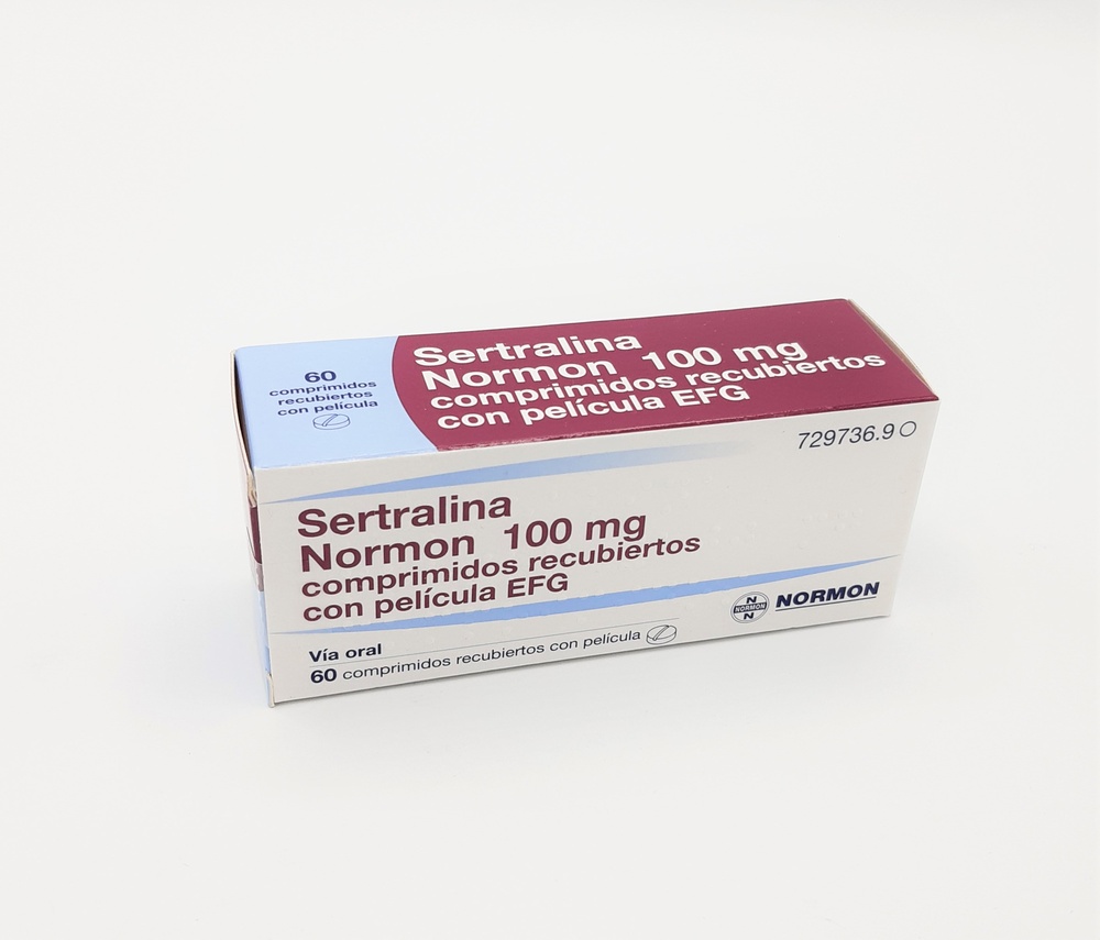 SERTRALINA NORMON 100 mg COMPRIMIDOS REVESTIDOS POR PELÍCULA