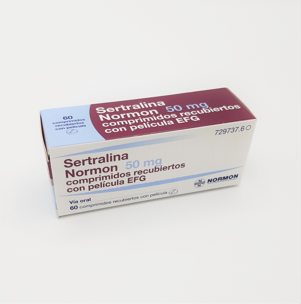 SERTRALINA NORMON 50 mg COMPRIMIDOS REVESTIDOS POR PELÍCULA