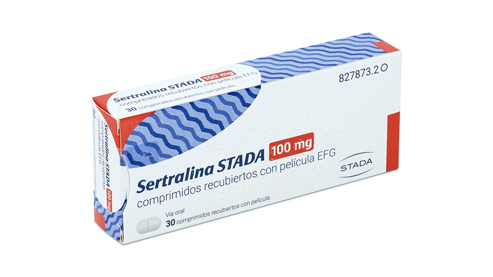 SERTRALINA STADA 100 mg COMPRIMIDOS REVESTIDOS POR PELÍCULA