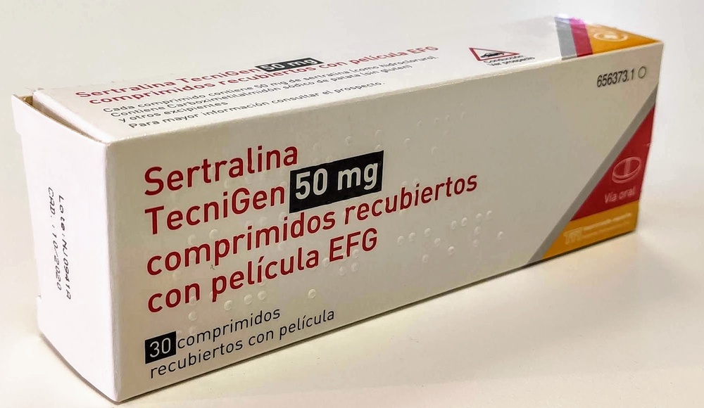 SERTRALINA TECNIGEN 50 mg COMPRIMIDOS REVESTIDOS POR PELÍCULA