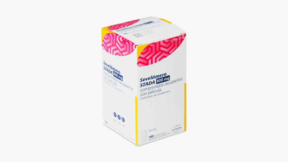 SEVELAMER STADA 800 mg COMPRIMIDOS REVESTIDOS POR PELÍCULA
