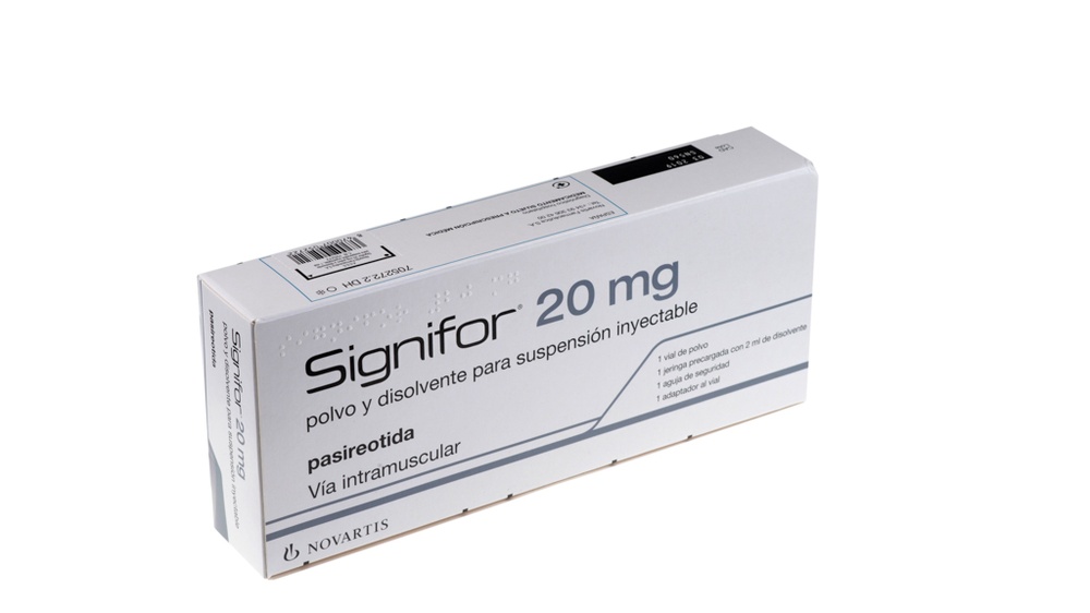 SIGNIFOR 20 mg PÓ E SOLVENTE PARA SUSPENSÃO INJETÁVEL
