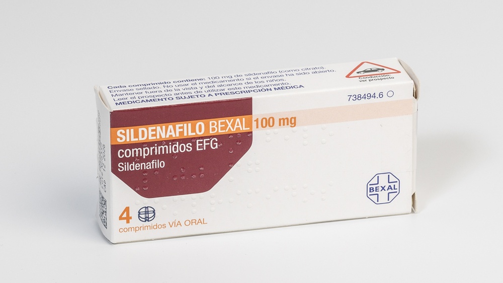 SILDENAFILO BEXAL 100 mg COMPRIMIDOS