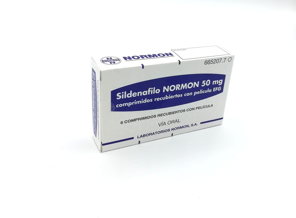 SILDENAFILO NORMON 50 mg COMPRIMIDOS REVESTIDOS POR PELÍCULA