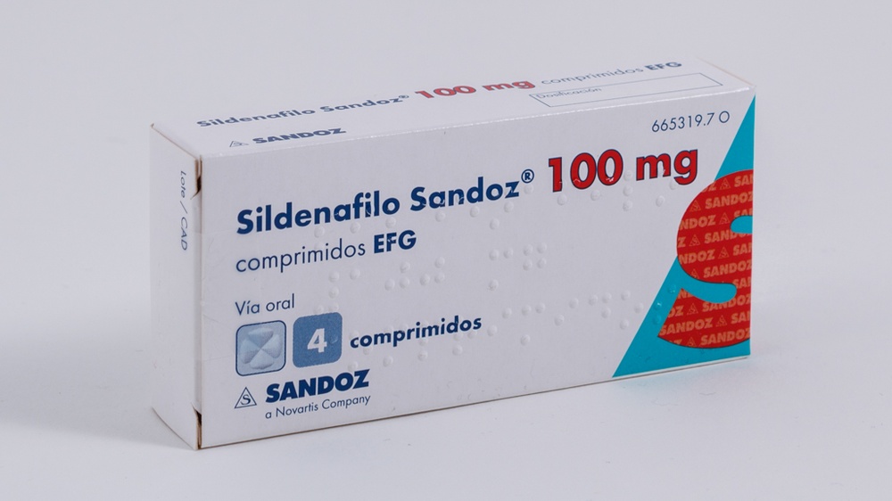 SILDENAFILO SANDOZ 100 mg COMPRIMIDOS