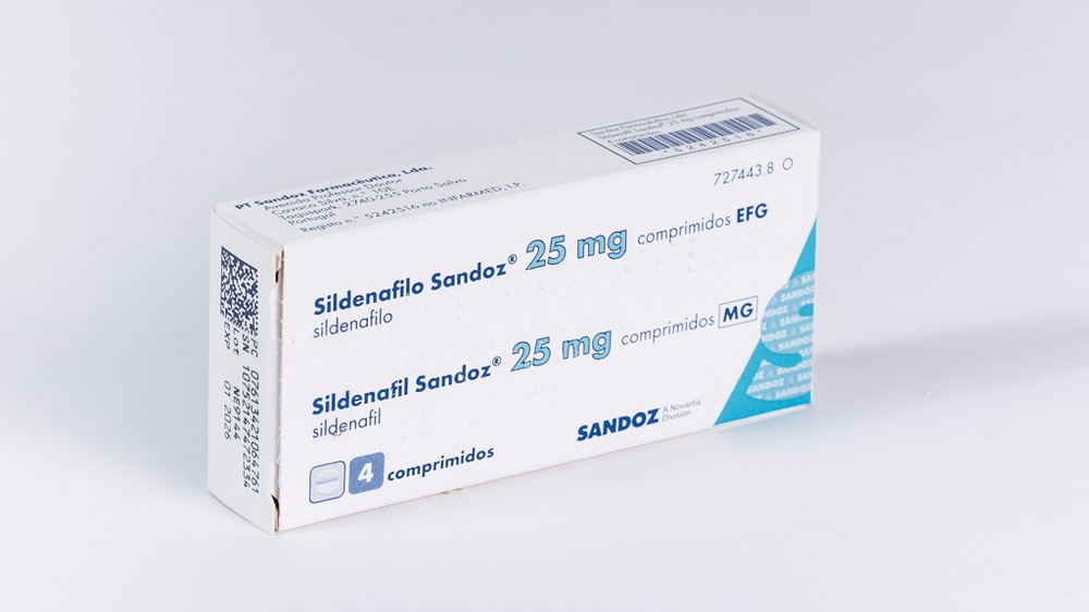 SILDENAFILO SANDOZ 25 mg COMPRIMIDOS