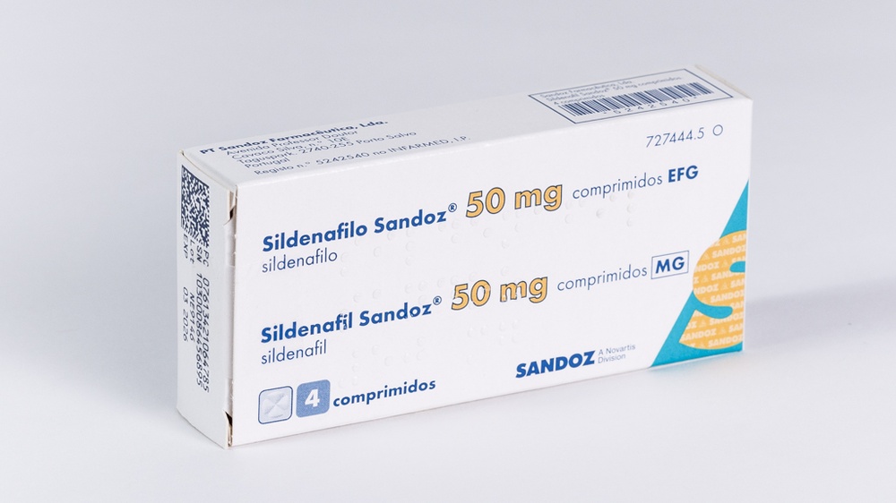 SILDENAFILO SANDOZ 50 mg COMPRIMIDOS
