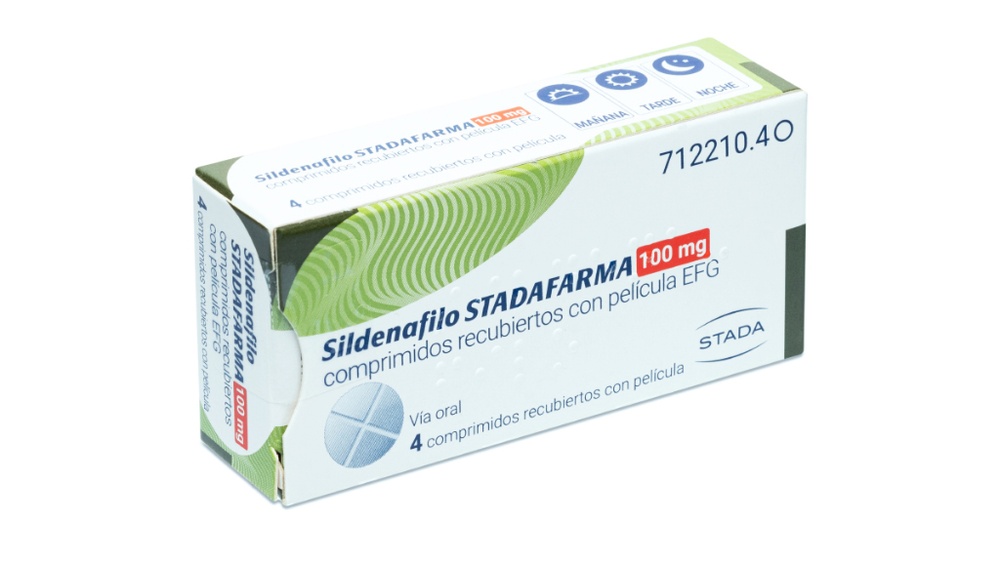SILDENAFILO STADAFARMA 100 mg COMPRIMIDOS REVESTIDOS POR PELÍCULA