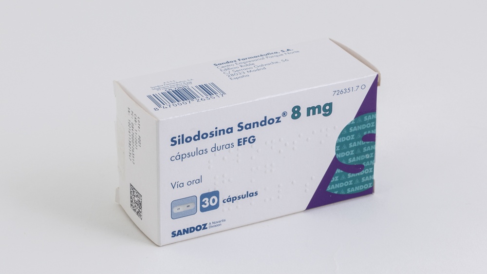 SILODOSINA SANDOZ 8 mg CÁPSULAS DURAS