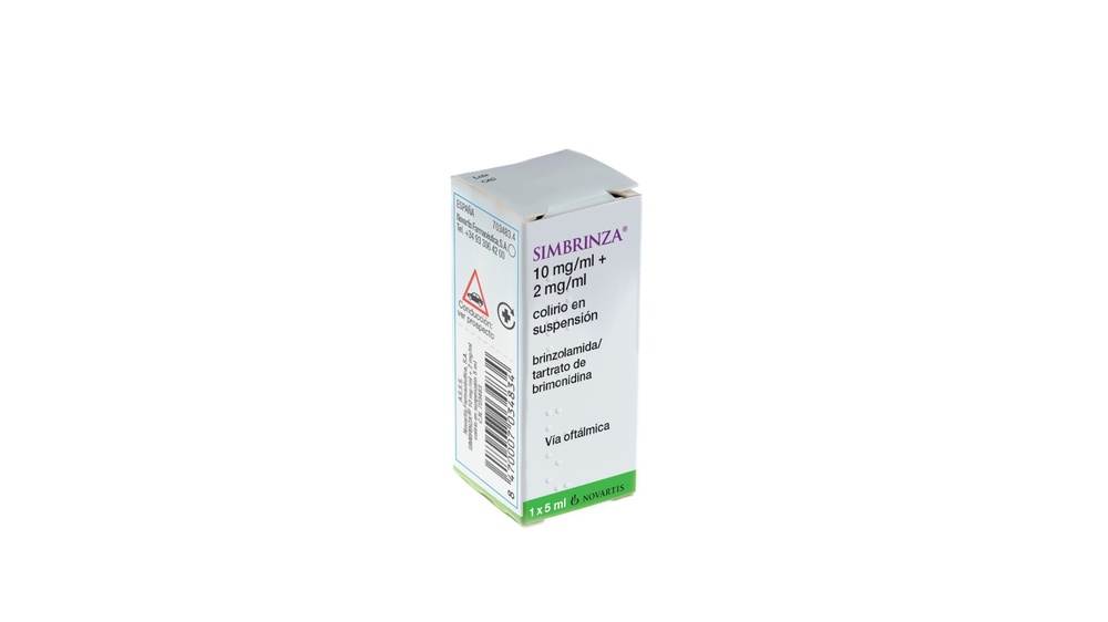 SIMBRINZA 10mg/ml + 2mg/ml suspensão oftálmica