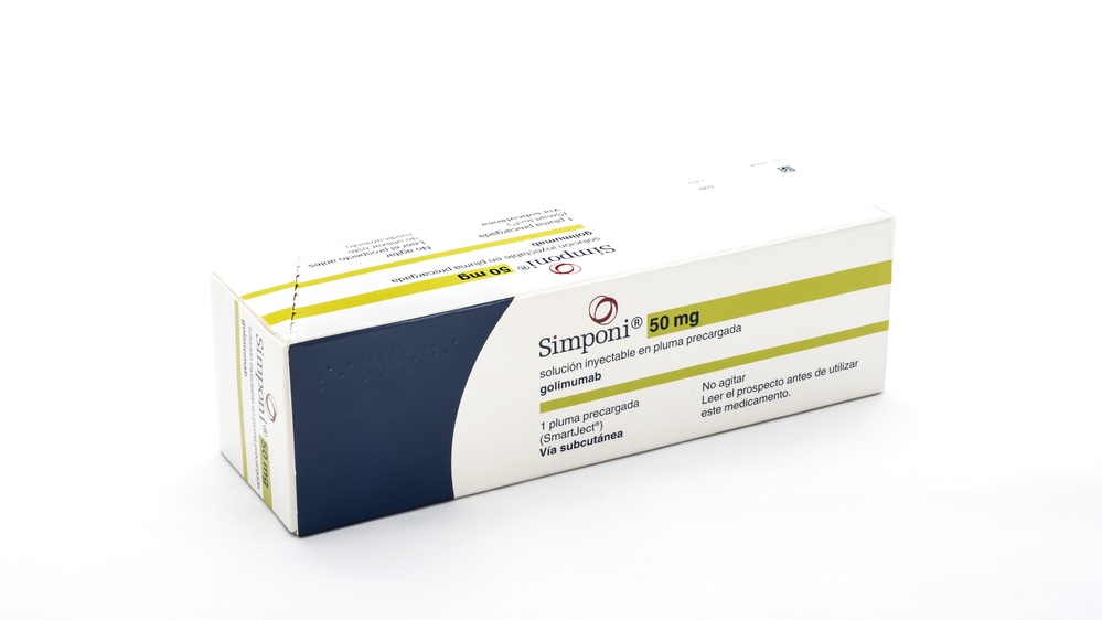 SIMPONI 50 mg SOLUÇÃO INJETÁVEL EM CANETA PREENCHIDA