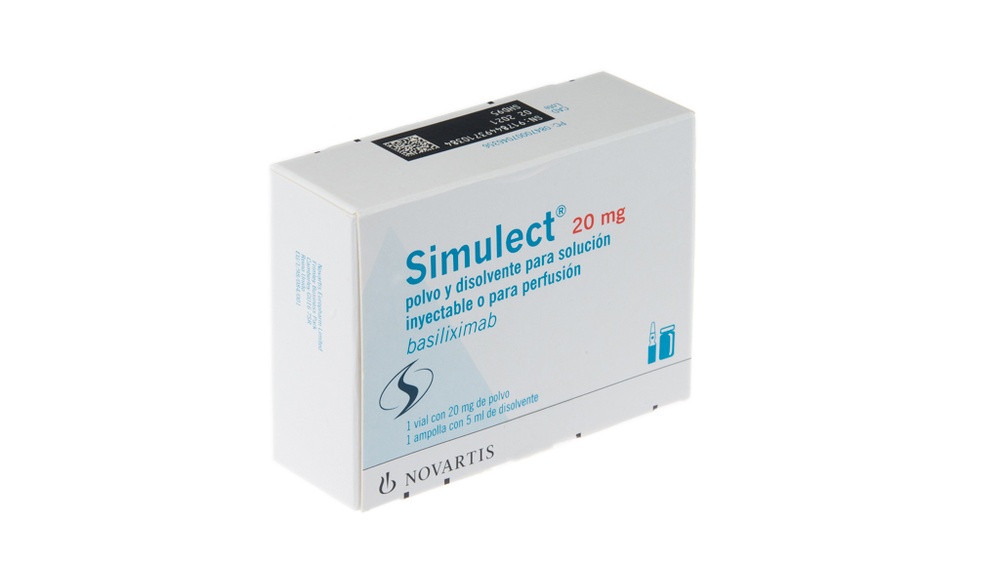 SIMULECT 20 mg PÓ E SOLVENTE PARA SOLUÇÃO INJETÁVEL OU PARA PERFUSÃO
