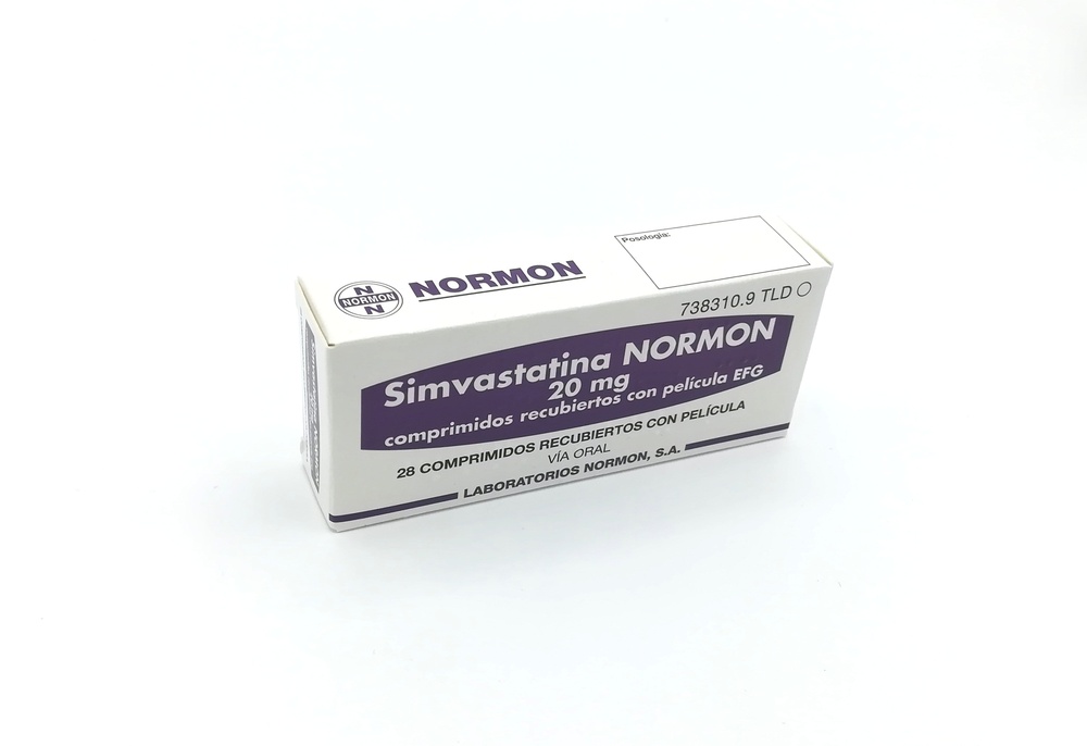 SIMVASTATINA NORMON 20 mg COMPRIMIDOS REVESTIDOS POR PELÍCULA