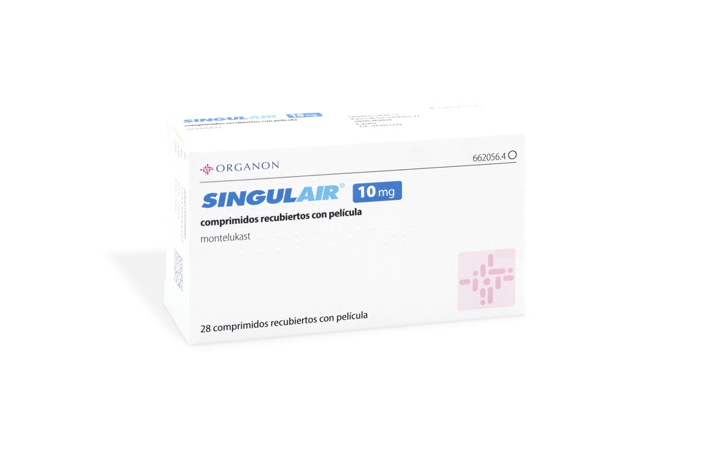 SINGULAIR 10 mg COMPRIMIDOS REVESTIDOS POR PELÍCULA