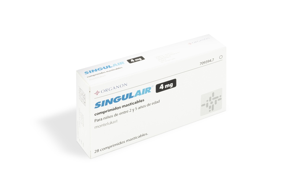 SINGULAIR 4 mg COMPRIMIDOS MASTIGÁVEIS