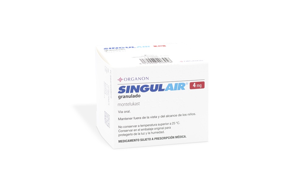SINGULAIR 4 mg GRÂNULOS