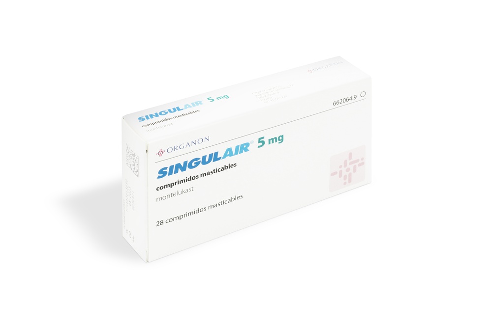 SINGULAIR 5 mg COMPRIMIDOS MASTIGÁVEIS