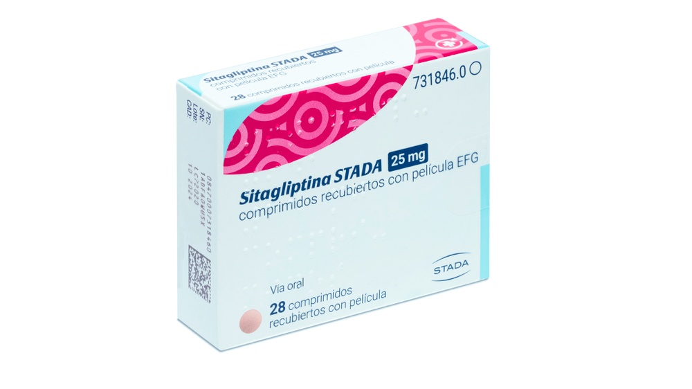 SITAGLIPTINA STADA 25 mg COMPRIMIDOS REVESTIDOS POR PELÍCULA