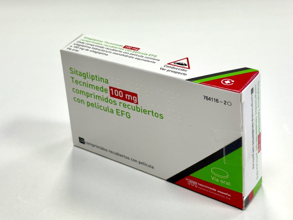 SITAGLIPTINA TECNIMEDE 100 mg COMPRIMIDOS REVESTIDOS POR PELÍCULA