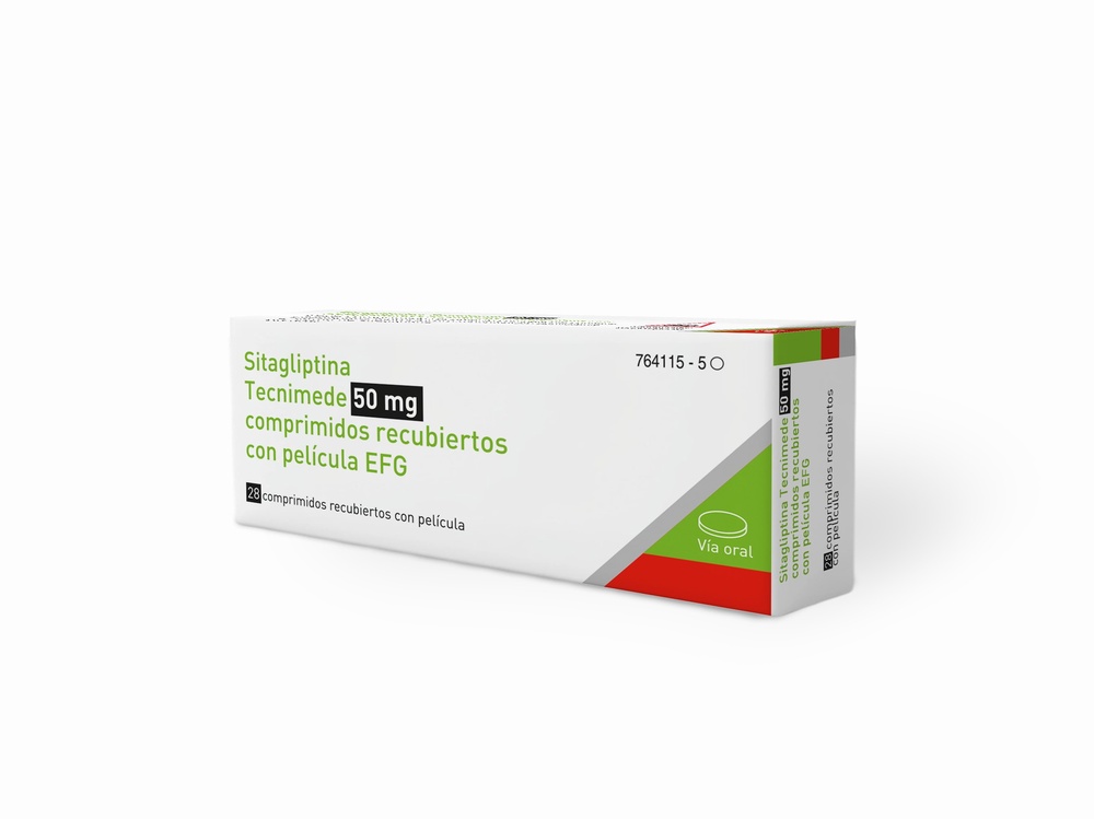 SITAGLIPTINA TECNIMEDE 50 mg COMPRIMIDOS REVESTIDOS POR PELÍCULA