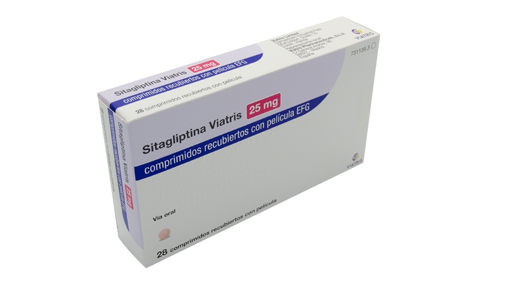 SITAGLIPTINA VIATRIS 25 mg COMPRIMIDOS REVESTIDOS POR PELÍCULA