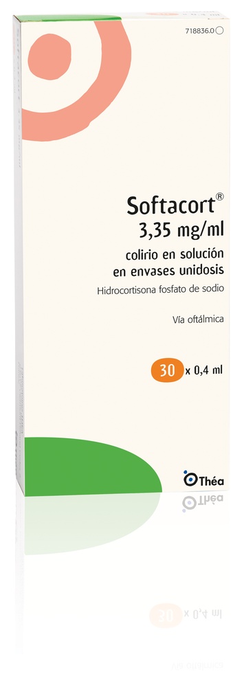 SOFTACORT 3,35 mg/ml COLÍRIO EM SOLUÇÃO EM EMBALAGENS UNIDOSE